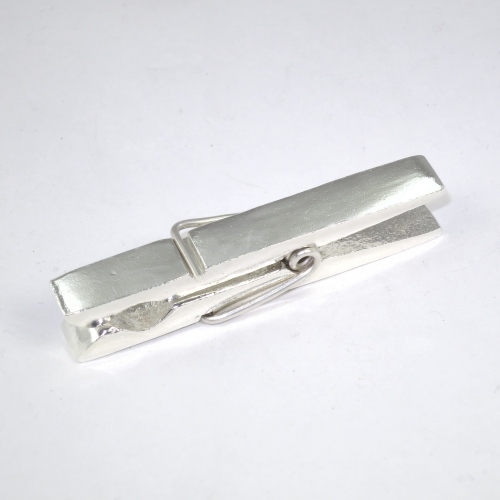 Solid silver clothes peg